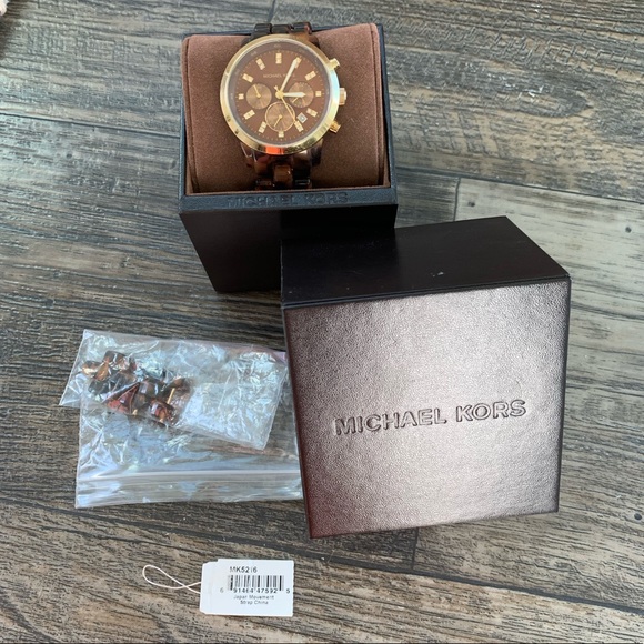 Michael Kors Tortoise Shell Watch